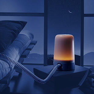 CPAP-Gerät / für Schlafapnoetherapie - Haloa - Sleepinnov - für Erwachsene / mit Befeuchter / tragbar