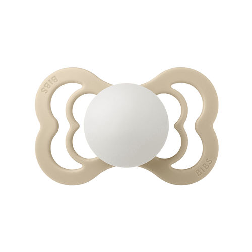 Silikonschnuller - Supreme GLOW - BIBS - aus Latex / rosa / beige