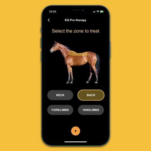 Mobile Applikation / Steuerung - EQ Veterinary Technologies - Umform / Physiotherapie / für Pferde