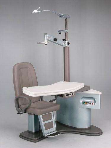 Ophthalmische Arbeitsstation - Panvisus Cutter - F.I.S.O - Fabbrica Italiana Strumenti Oftalmici - mit Stuhl