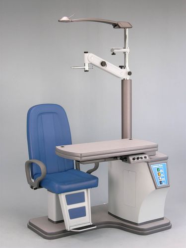 Ophthalmische Arbeitsstation - Panvisus Reply - F.I.S.O - Fabbrica Italiana Strumenti Oftalmici - mit Stuhl / kompakt