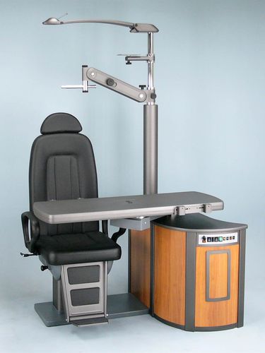 Ophthalmische Arbeitsstation - Panvisus Duo - F.I.S.O - Fabbrica Italiana Strumenti Oftalmici - mit Stuhl / kompakt