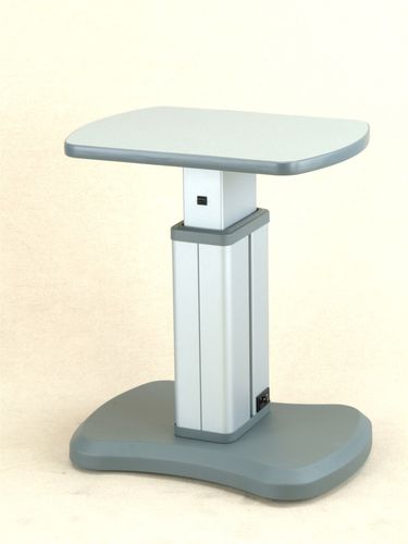 Elektrischer ophthalmischer Instrumententisch - Hercules Steel Base - F.I.S.O - Fabbrica Italiana Strumenti Oftalmici - höhenverstellbar / auf Rollen
