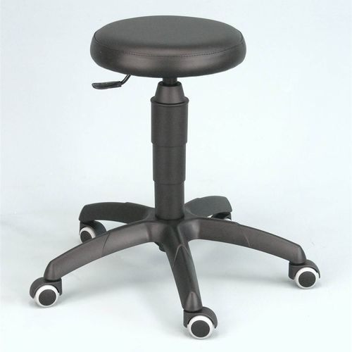 Hocker für Gesundheitseinrichtungen - Art. 92-FB - F.I.S.O - Fabbrica Italiana Strumenti Oftalmici - höhenverstellbar / pneumatisch / auf Rollen