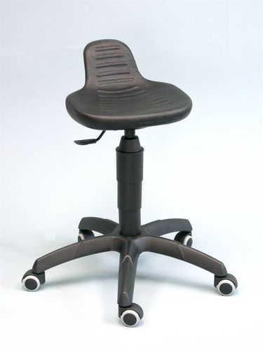 Hocker für Gesundheitseinrichtungen - Art. 92-IB - F.I.S.O - Fabbrica Italiana Strumenti Oftalmici - höhenverstellbar / pneumatisch / auf Rollen