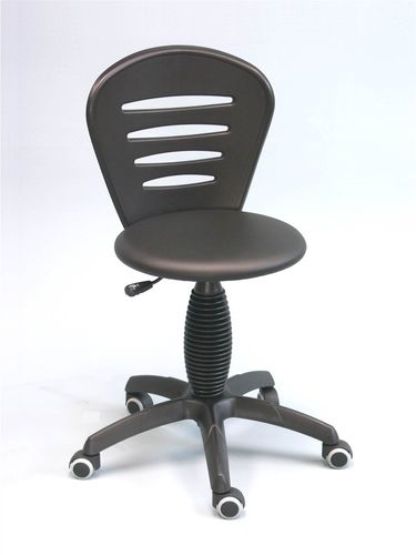 Hocker für Gesundheitseinrichtungen - Art. 92-LB - F.I.S.O - Fabbrica Italiana Strumenti Oftalmici - höhenverstellbar / pneumatisch / auf Rollen