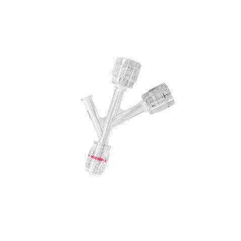 Infusionsverbinder mit hämostatischem Ventil - A00R07 - HuBioMed - Y-förmig