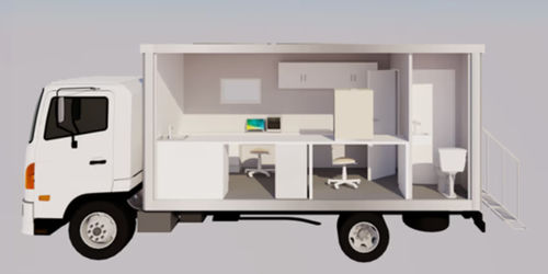 Mobile Krankenstation / Labor - Iveco - ICU AUTOMOTIVE IMPORT EXPORT AND CONSULTING. - Transporter / mit Kofferaufbau / Typ B