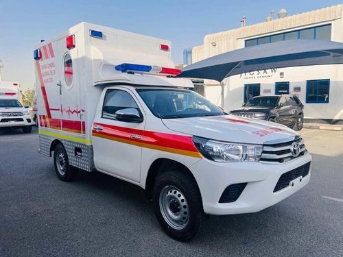 Ambulanz für Intensivpflege - Toyota Hilux  - ICU AUTOMOTIVE IMPORT EXPORT AND CONSULTING. - für Patienten-Transfer / mit Kofferaufbau / Typ A
