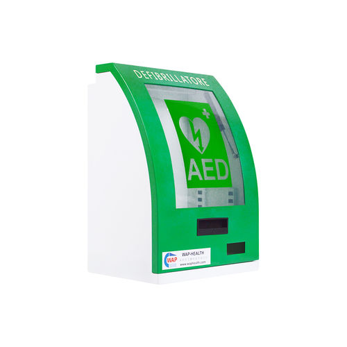 Sicherheitsschrank - M8 - Shenzhen WAP-health Technology - für Defibrillator / Notfall / mit Tür
