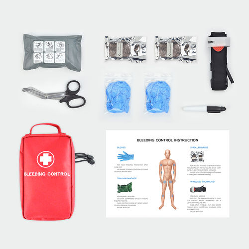 Medizinisches Set / zur Blutungskontrolle - 899S - Shenzhen WAP-health Technology - Notfall / mit Handschuh