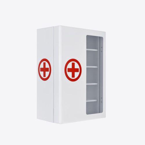 Medikamentenschrank - FM01 - Shenzhen WAP-health Technology - Erste-Hilfe / mit Regal / mit Tür