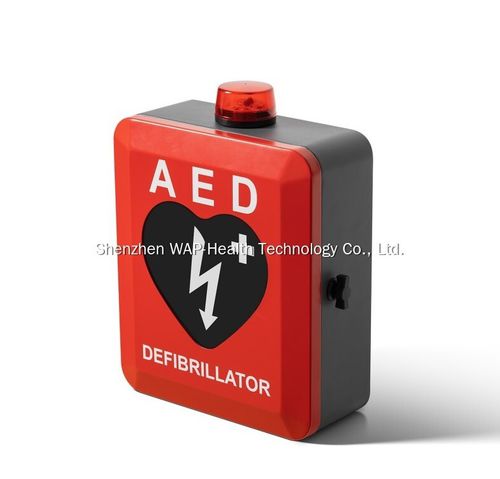 Schrank mit Schlüssel - WAP-A02 - Shenzhen WAP-health Technology - für Defibrillator / für Krankenhaus / mit Tür