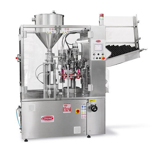 Automatische füllmaschinen - E250 Matic - TGM - TECNOMACHINES srl - bodenstehend / für Rohre / für Röhrchen