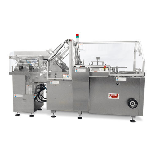 Intermittierender Kartonierer - BOX90 - TGM - TECNOMACHINES srl - horizontal / bodenstehend / für Rohre