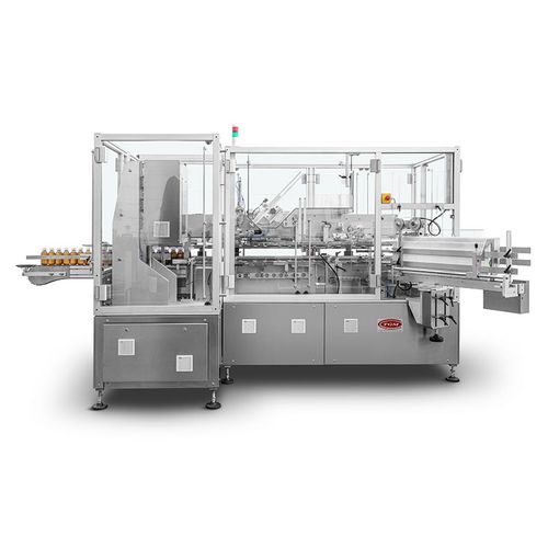 Vertikaler Kartonierer - BOX80V - TGM - TECNOMACHINES srl - bodenstehend / für die Pharmaindustrie