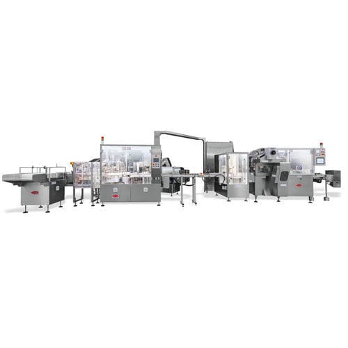 Füllmaschinen für Flüssigkeiten - M100-2 - TGM - TECNOMACHINES srl - für Flaschen / für Stopfen / für die Pharmaindustrie