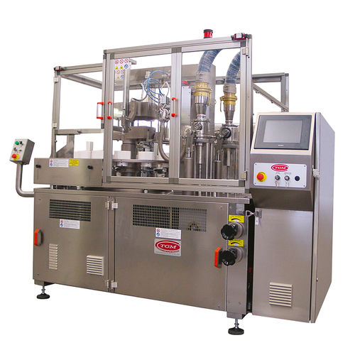 Füll- und Versiegelsystem / für die Pharmaindustrie - S440 - TGM - TECNOMACHINES srl - für Spritzen / für Ampullen / für Patronen