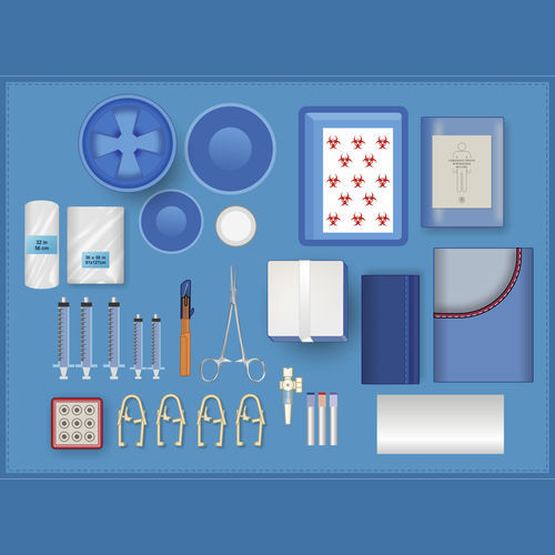 Medizinisches Set / für kardiovaskuläre Katheterisierung - XSSENTIAL  - SYNDEO Medical - steril