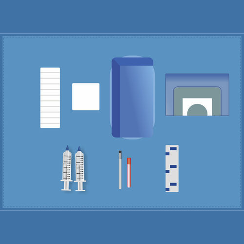 Medizinisches Set / Biopsie - XSSENTIAL BASIC - SYNDEO Medical - Parazentese / steril