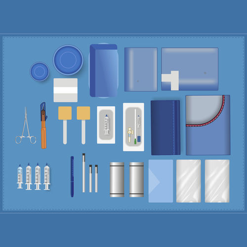 Medizinisches Set / für Gefäßzugang - XSSENTIAL Vein pack 7 - SYNDEO Medical - steril