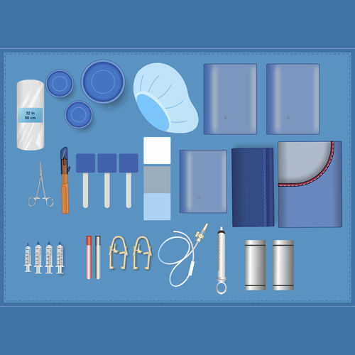 Medizinisches Set / Chirurgie - XSSENTIAL Vein closure tray II - SYNDEO Medical - vaskuläre Eingriffe / steril