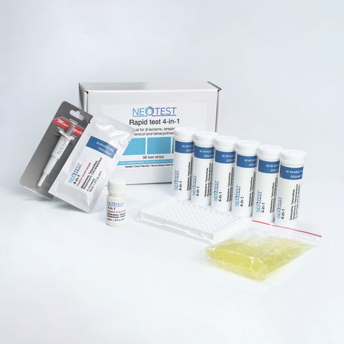 Schnelltest für antibiotischen Anfälligkeitstest - 4-in-1 - Taurus Group - für Milch / immunochromatographisch / Streifen