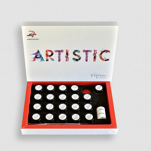 Dentalmaterial-Kit / Keramik - 3D Vision Stain&Glaze - Orodent srl - zur Dentalrestaurierung / gingival / für Dentalkronen