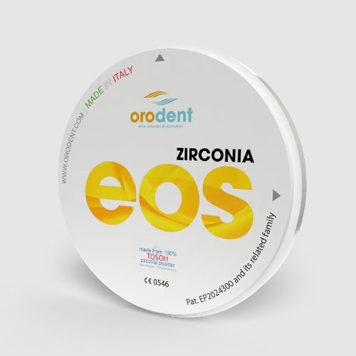 Zahnmedizinisches Material / Zirkonoxid - Eos  - Orodent srl - für Zahnbrücken / für Dentalkronen / zur Dentalrestaurierung