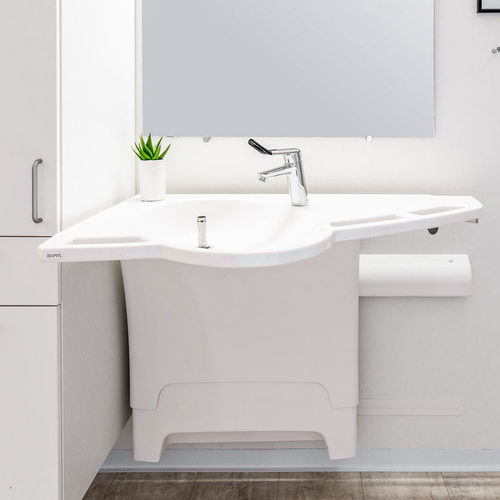 Spüle für Hygienebereich - 40-44013 - ROPOX - 1 Station / wandmontiert