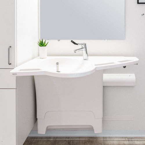 Spüle für Hygienebereich - 40-44015 - ROPOX - 1 Station / wandmontiert