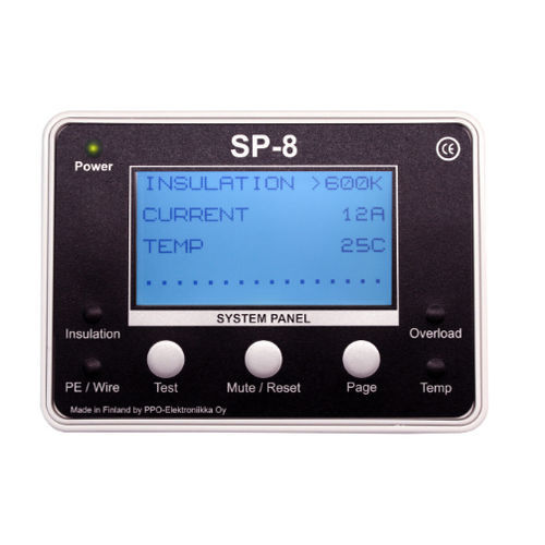 Isolationsüberwachungsgerät für OP-Säle - SP-8 - PPO-Elektroniikka Oy - für die Intensivstation / für medizinische Räume der Gruppe 2 / IEC 60364-7-710