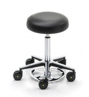 Hocker für Gesundheitseinrichtungen - OP Hocker - SOLENI Beauty - mit Rückenlehne / auf Rollen