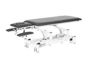 Elektrische Massageliege - Thai  - SOLENI Beauty - auf Rollen / mit Armstütze / zweiteilig