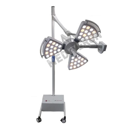 Mobile OP-Leuchte - MVL-3HC - Mediveron - LED / 220 V / 50 Hz / 96