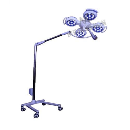 Mobile OP-Leuchte - MVL-4C - Mediveron - LED / 220 V / 50 Hz / 96