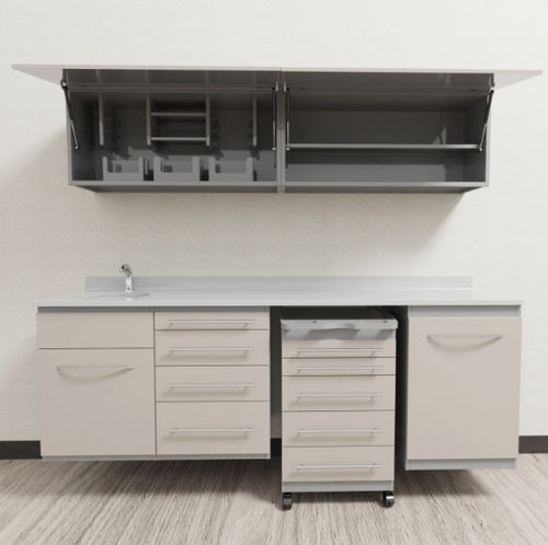 Abstellschrank - DM8 - A4 Dental - für zahnärztliche Instrumente / für Zahnarztpraxis / mit Schublade
