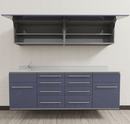 Schrank für zahnärztliche Instrumente - DM9 - A4 Dental - für Zahnarztpraxis / mit Schublade / mit Waschbecken