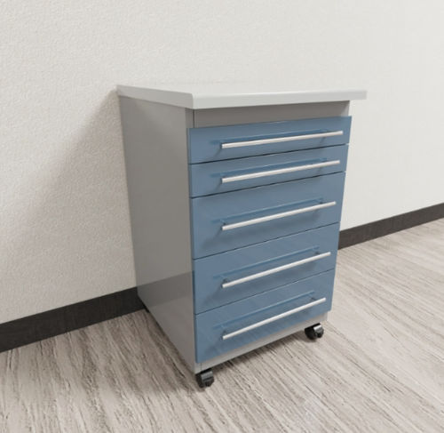 Abstellschrank - MB02 - A4 Dental - für zahnärztliche Instrumente / für Zahnarztpraxis / mit Schublade