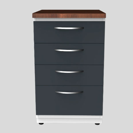 Abstellschrank - EC4 - A4 Dental - für zahnärztliche Instrumente / für Dentallabor / mit Schublade