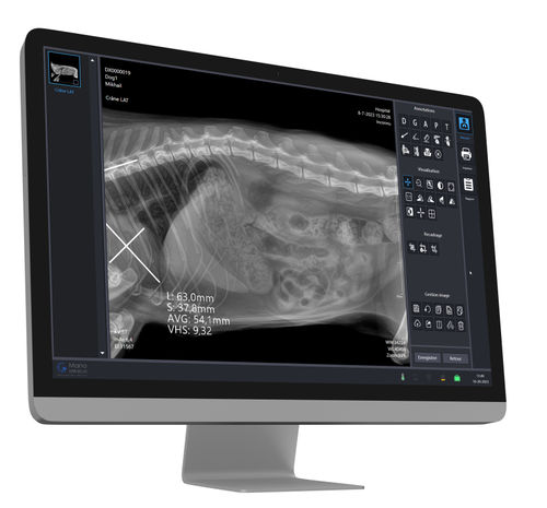 Beschaffungssoftware - ManoVet 2.0 - Mano Medical - medizinisch / für Veterinärbildgebung / für Tablet-PC