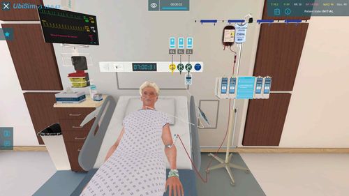 Medizinische Software - Anemia: Blood Transfusion - UbiSim - für Krankenpflege / Monitoring / Ausbildung