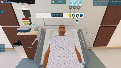Software für Krankenpflege - Chronic Kidney Disease: Fluid and Electrolyte Imbalance - UbiSim - für Nephrologie / Ausbildung / Simulation