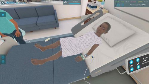 Software für Krankenpflege - Sickle Cell Disease: Pain Episode - UbiSim - für Kinder / für Hämatologie / für Schmerzmanagement