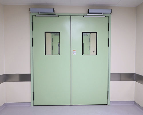 Sicherheitstür - SLW-2-hpl - SLEEK - für Krankenhaus / einflügelig / automatisch