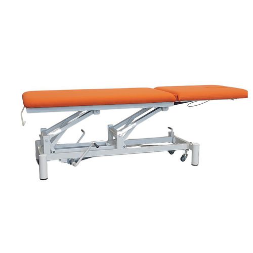 Behandlungstisch für Physiotherapie - 51093 - kinefis - hydraulisch / höhenverstellbar / mit verstellbarer Rückenlehne