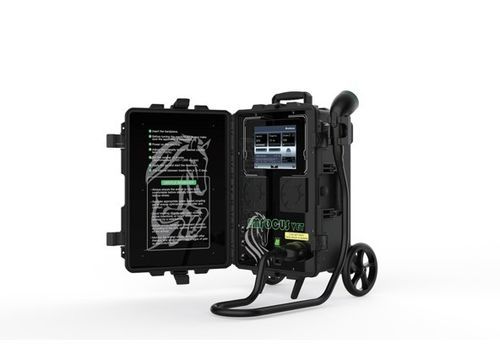 Extrakorporales Stoßwellentherapiegerät / für orthopädische Behandlungen - Emfocus Vet - Guangzhou FisioForce Co. Ltd. - transportierbarer / für Veterinärmedizin