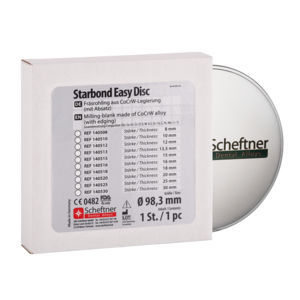 Zahnmedizinisches Material / Metall - Starbond Easy Disc - scheftner dental - für Zahnbrücken / für Dentalkronen / zur Dentalrestaurierung