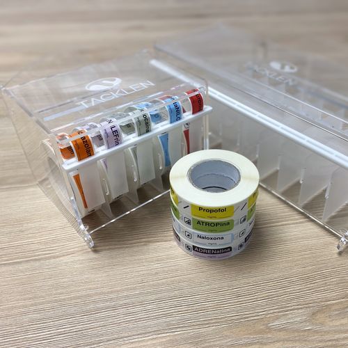Etikett für eine Arzneimittelverpackung - Rolltac  - TACKLEN