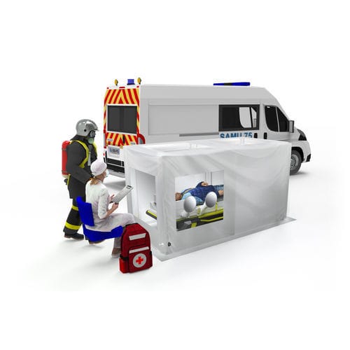 Dekontaminationskabine - AirSAS - PIERCAN Group - für Patienten-Transfer / begehbar